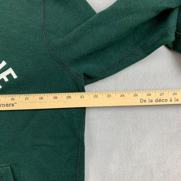 Vintage Abercrombie & Fitch Mens Sweater Medium Green Hoodie Long Sleeve Y2K - Picture 6 of 8